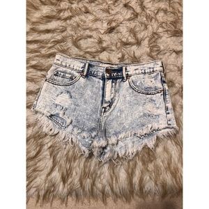 Acid wash pac sun shorts